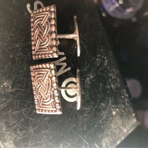 Vintage Silver Celtic Knot Cufflinks